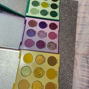 A Mardi-Gras bundle of 3 Colourpop palettes!
